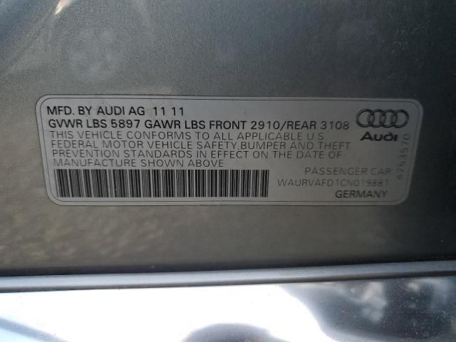 2012 Audi A8 L Quattro