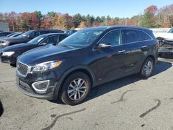 Salvage cars for sale from Copart Exeter, RI: 2018 KIA Sorento LX