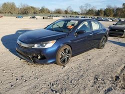 Salvage cars for sale at Madisonville, TN auction: 2017 Honda Accord Sport