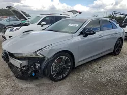 KIA k5 salvage cars for sale: 2022 KIA K5 GT Line