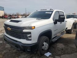 Salvage trucks for sale at Woodhaven, MI auction: 2024 Chevrolet Silverado K3500