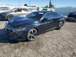 Salvage cars for sale from Copart Van Nuys, CA: 2019 Honda Accord Sport