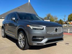 Volvo salvage cars for sale: 2016 Volvo XC90 T6