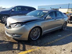 Salvage cars for sale at Woodhaven, MI auction: 2015 Lincoln MKZ