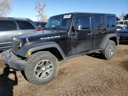 Salvage cars for sale at Littleton, CO auction: 2015 Jeep Wrangler Unlimited Rubicon