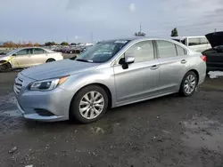 Salvage cars for sale at Eugene, OR auction: 2017 Subaru Legacy 2.5I Premium