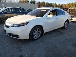 Salvage cars for sale at Exeter, RI auction: 2013 Acura TL Tech