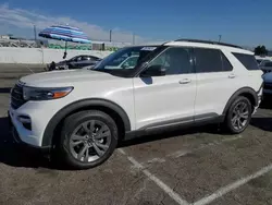 Salvage cars for sale from Copart Van Nuys, CA: 2021 Ford Explorer XLT