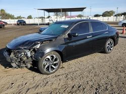 Honda salvage cars for sale: 2017 Honda Accord EX