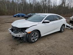 Salvage cars for sale at Cookstown, ON auction: 2018 Honda Civic LX