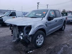 Salvage cars for sale at Chicago Heights, IL auction: 2023 Ford F150 Supercrew