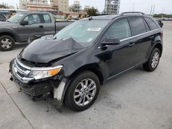 Salvage cars for sale at New Orleans, LA auction: 2014 Ford Edge Limited