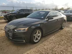 Salvage cars for sale at Houston, TX auction: 2019 Audi A5 Premium