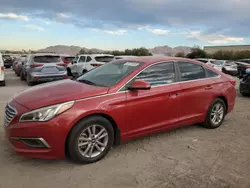 Salvage cars for sale at Las Vegas, NV auction: 2017 Hyundai Sonata SE