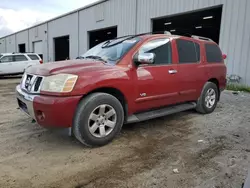 Salvage cars for sale from Copart Jacksonville, FL: 2006 Nissan Armada SE