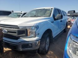 Salvage cars for sale at Andrews, TX auction: 2018 Ford F150 Super Cab