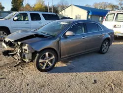 Chevrolet salvage cars for sale: 2012 Chevrolet Malibu 1LT