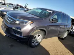 Salvage cars for sale at Brighton, CO auction: 2016 Honda Pilot LX