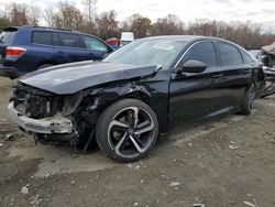 Salvage cars for sale at Waldorf, MD auction: 2018 Honda Accord Sport