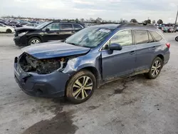 Salvage cars for sale from Copart Sikeston, MO: 2018 Subaru Outback 2.5I Limited