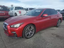 Salvage cars for sale at Littleton, CO auction: 2022 Infiniti Q50 Sensory