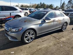 Salvage cars for sale from Copart Denver, CO: 2015 Mercedes-Benz C 300 4matic