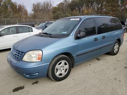 Salvage cars for sale at Waldorf, MD auction: 2007 Ford Freestar SE