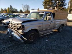 Salvage trucks for sale at Graham, WA auction: 1995 Ford F150