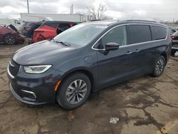 Salvage cars for sale from Copart Woodhaven, MI: 2021 Chrysler Pacifica Hybrid Touring L