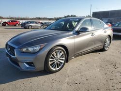 Infiniti salvage cars for sale: 2018 Infiniti Q50 Luxe