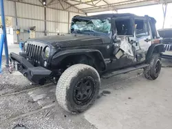 SUV salvage a la venta en subasta: 2015 Jeep Wrangler Unlimited Sport