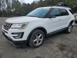 Salvage SUVs for sale at auction: 2017 Ford Explorer XLT