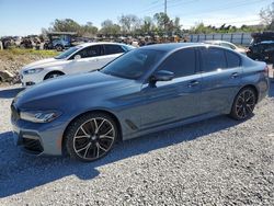 Salvage cars for sale at Riverview, FL auction: 2023 BMW 540 I