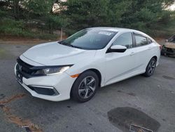 Honda salvage cars for sale: 2020 Honda Civic LX