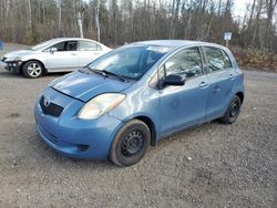 Salvage cars for sale at Cookstown, ON auction: 2007 Toyota Yaris