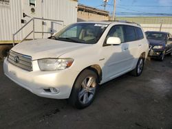 Toyota salvage cars for sale: 2010 Toyota Highlander Hybrid Limited