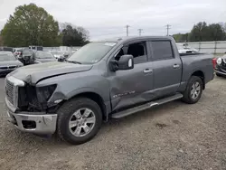 Salvage cars for sale at Mocksville, NC auction: 2018 Nissan Titan SV