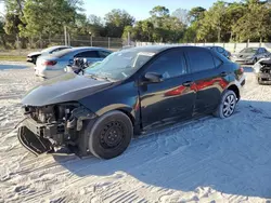 Salvage cars for sale at Fort Pierce, FL auction: 2018 Toyota Corolla L