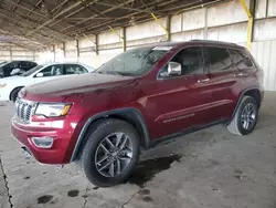 Salvage cars for sale at Phoenix, AZ auction: 2017 Jeep Grand Cherokee Limited