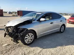 Salvage cars for sale at Arcadia, FL auction: 2018 Hyundai Elantra SE