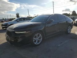 Salvage cars for sale at Miami, FL auction: 2024 Honda Accord LX