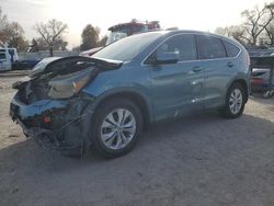 Salvage cars for sale from Copart Wichita, KS: 2014 Honda CR-V EX