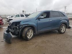 Salvage cars for sale at Chicago Heights, IL auction: 2015 KIA Sorento LX