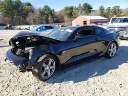 Salvage cars for sale at Mendon, MA auction: 2017 Chevrolet Camaro LT