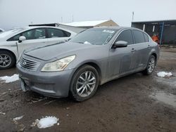 Salvage cars for sale at Brighton, CO auction: 2009 Infiniti G37