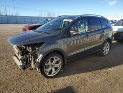 Salvage cars for sale at Nisku, AB auction: 2017 Ford Escape Titanium