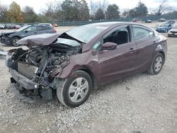 Salvage cars for sale at Madisonville, TN auction: 2017 KIA Forte LX