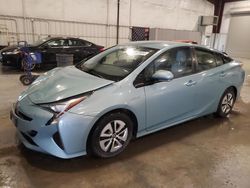 Salvage cars for sale at Avon, MN auction: 2016 Toyota Prius