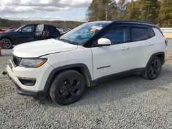 Jeep salvage cars for sale: 2020 Jeep Compass Latitude