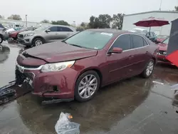 Salvage cars for sale at Sacramento, CA auction: 2015 Chevrolet Malibu 2LT